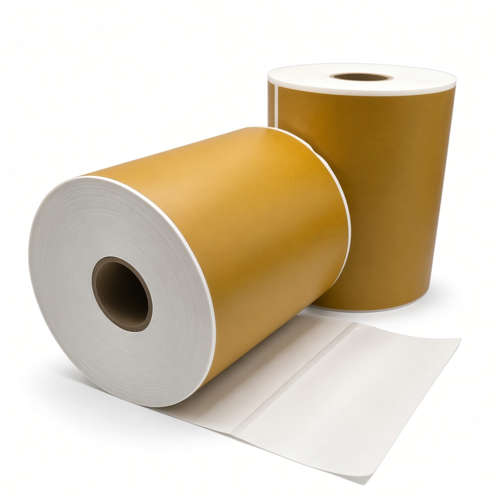 Etiquetas de envío Oro, 102 mm x 150 mm, 280 etiquetas por rollo, núcleo 25 mm, Térmico ECO, permanente