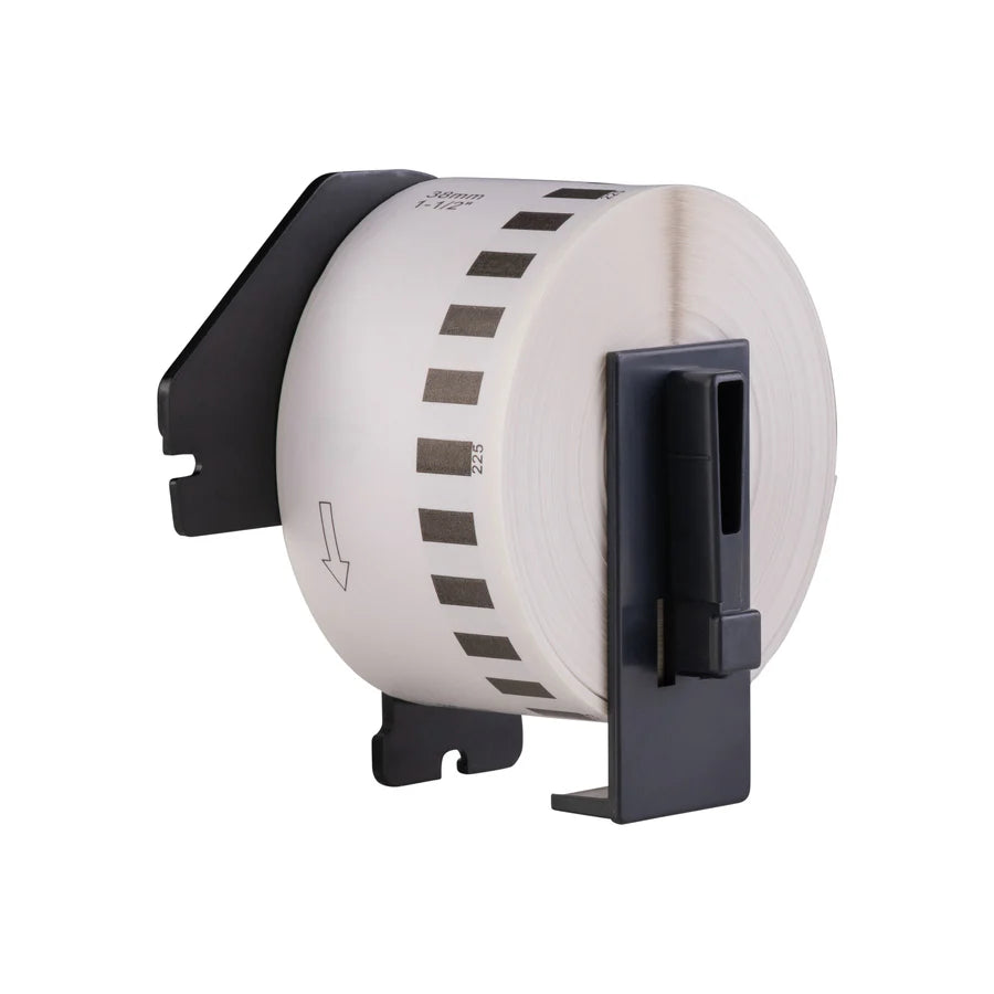 Etiquetas compatibles con Brother DK-11201, 29 mm x 90 mm, 400 etiquetas por rollo, con portarrollos Brother, permanentes
