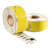 Etiquetas compatibles con 11352 / S0722520, 54 mm x 25 mm, 500 etiquetas por rollo, amarillas, permanentes