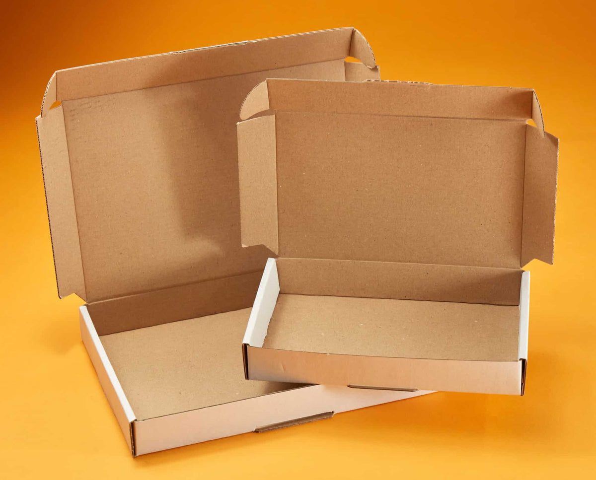 100 x cajas para buzón A6 blancas (180 x 115 x 28 mm)
