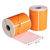 Etiquetas compatibles con Dymo 4XL/S0904980, 104 mm x 159 mm, 220 etiquetas, naranja, permanentes