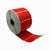 Etiqueta térmica, 57 mm x 32 mm roja, 1500 etiquetas por rollo, núcleo de 25 mm, ECO, permanente