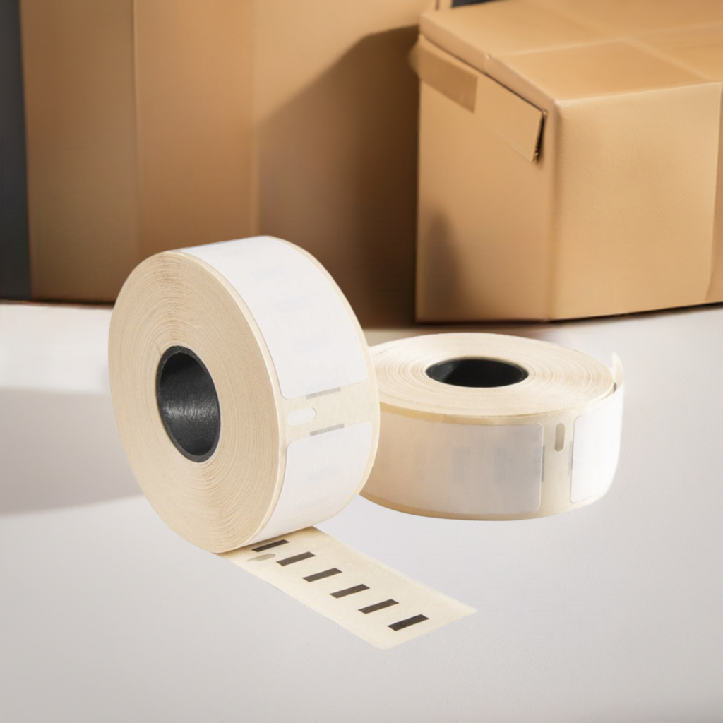 Etiquetas compatibles con Dymo 99012 / S0722400 para labelwriter 550, 89 mm x 36 mm, 260 etiquetas por rollo, blancas, permanentes