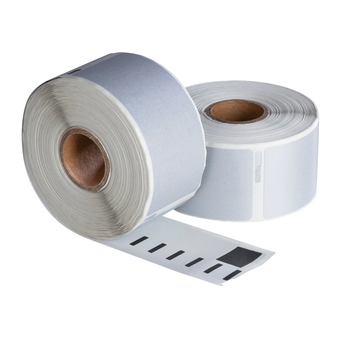 Etiquetas compatibles Dymo 99014 plateadas, 101 mm x 54 mm, 220 etiquetas, permanente