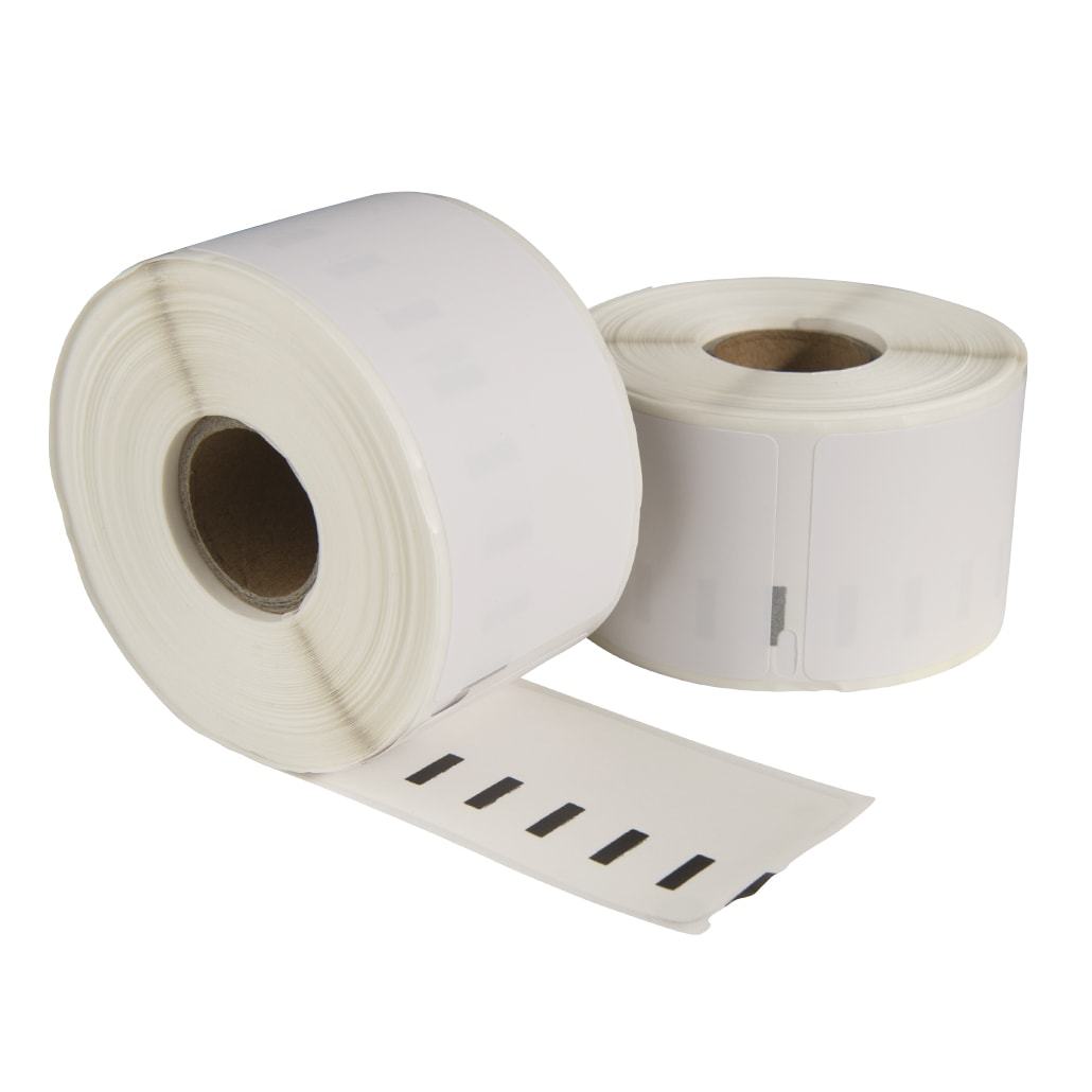Etiquetas compatibles Dymo 11356 89x41 mm – 300 etiquetas blancas permanentes