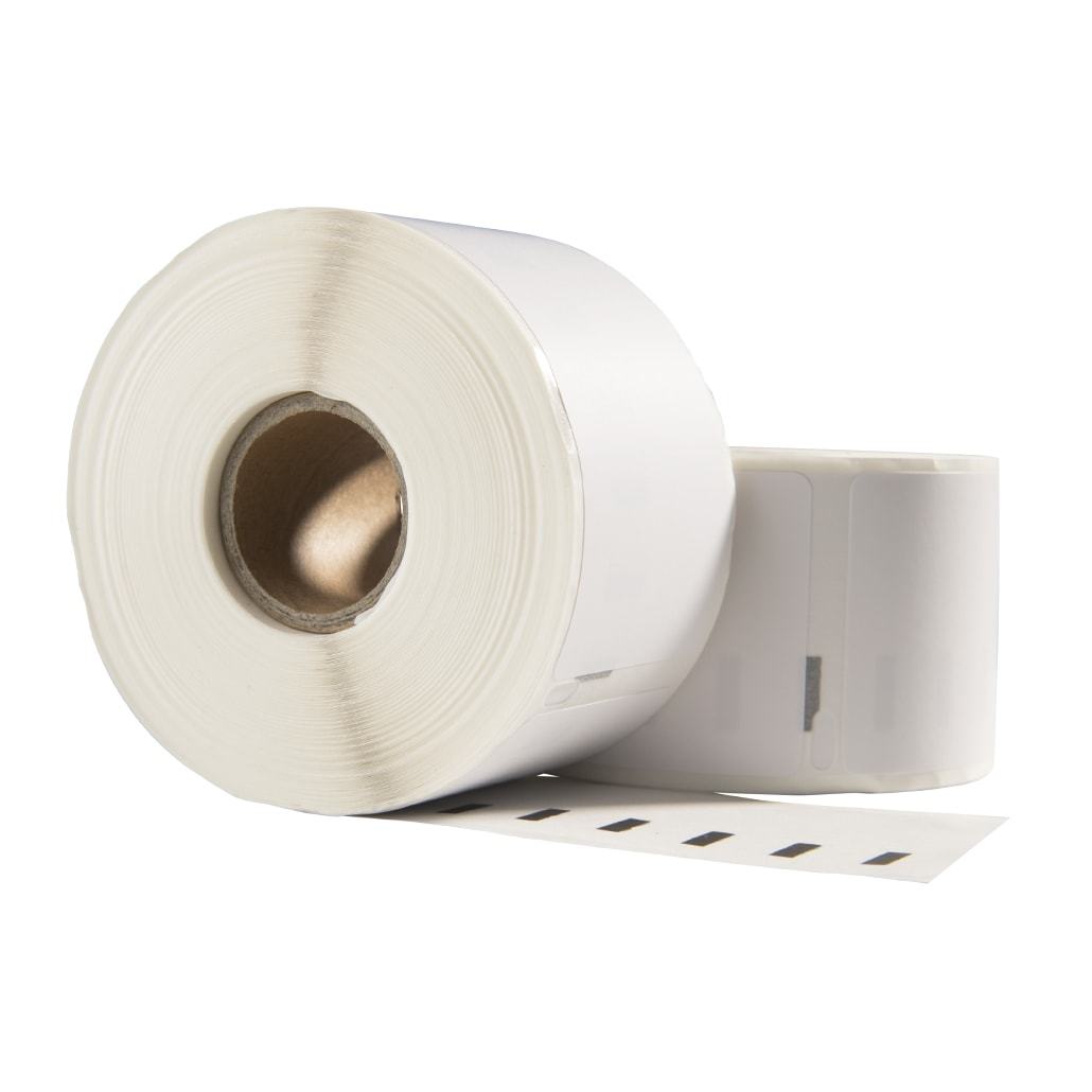 Etiquetas compatibles Dymo 11356 89x41 mm – 300 etiquetas blancas permanentes