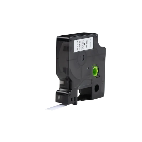 Cinta compatible Dymo D1 40921 (S0720750) blanco sobre negro 9 mm x 7 m