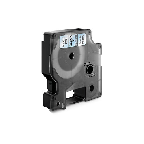 Cinta Dymo D1 compatible 43618 (S0720790) negro sobre amarillo 6 mm x 7 m