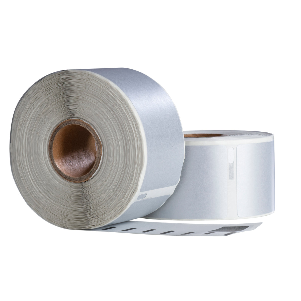 Etiquetas compatibles Dymo 99014 plateadas, 101 mm x 54 mm, 220 etiquetas, permanente