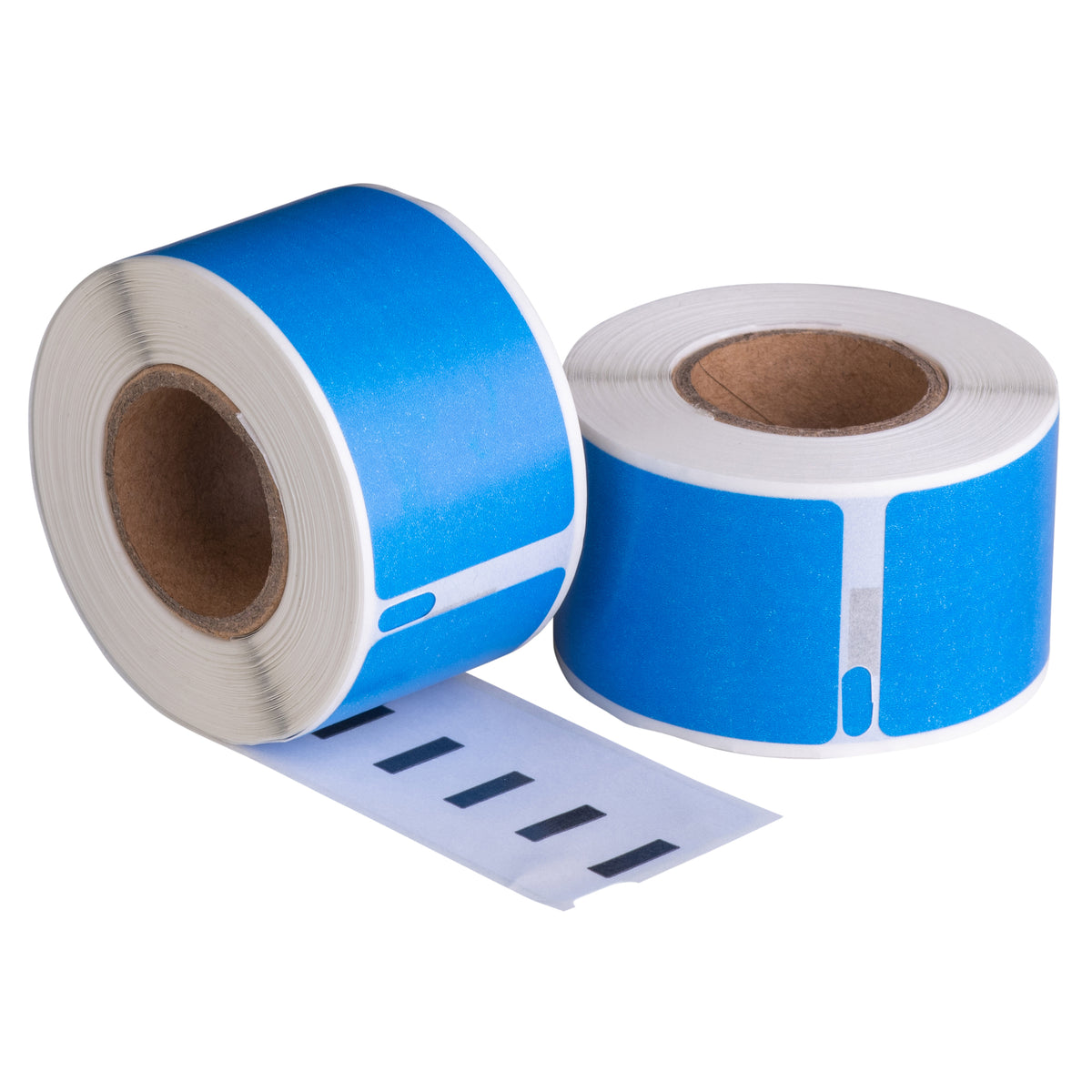 Etiquetas compatibles con Dymo 99012, azules, 89 mm x 36 mm, 260 etiquetas, permanentes