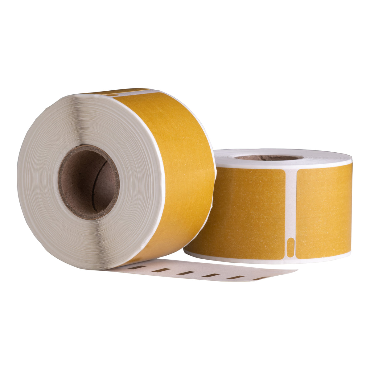 Etiquetas compatibles Dymo 99012 doradas, 89 mm x 36 mm, 260 etiquetas, permanentes