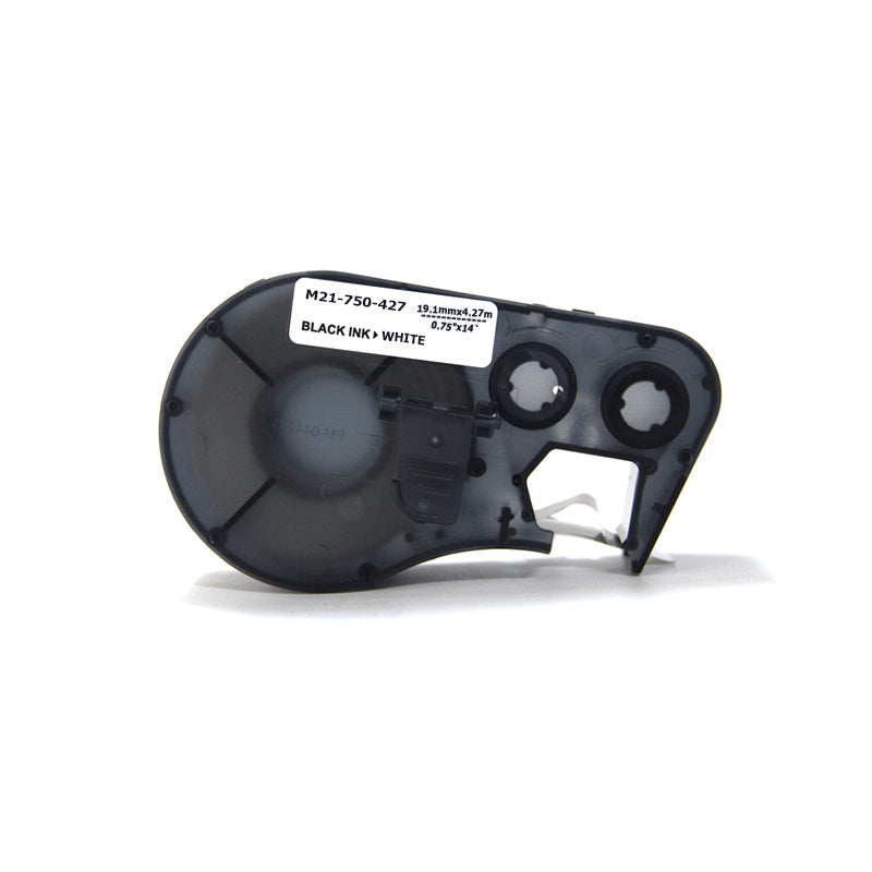 Cinta de vinilo Brady M21-750-427, negro sobre blanco, 19,1 mm x 4,27 m (compatible)