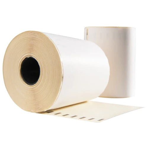 Etiquetas de plástico compatibles con Dymo 1933086, 104 mm x 159 mm, 200 etiquetas por rollo, blancas, PP permanente