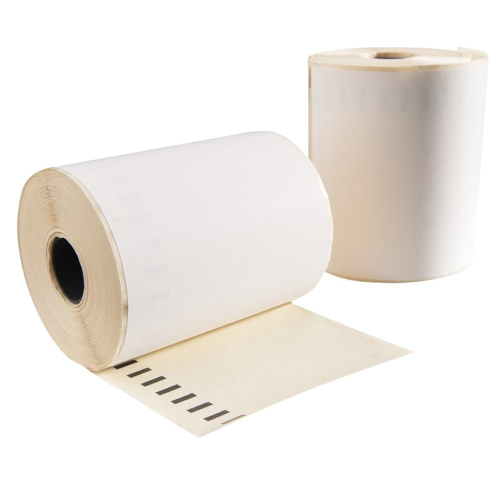 Etiquetas compatibles Dymo 5XL, 104 mm x 159 mm, 220 etiquetas por rollo, blanco, permanente
