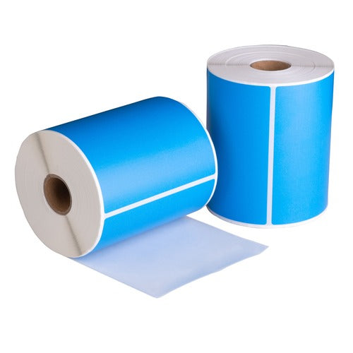 Etiquetas compatibles con Dymo 4XL/S0904980, 104 mm x 159 mm, 220 etiquetas, azules, permanentes