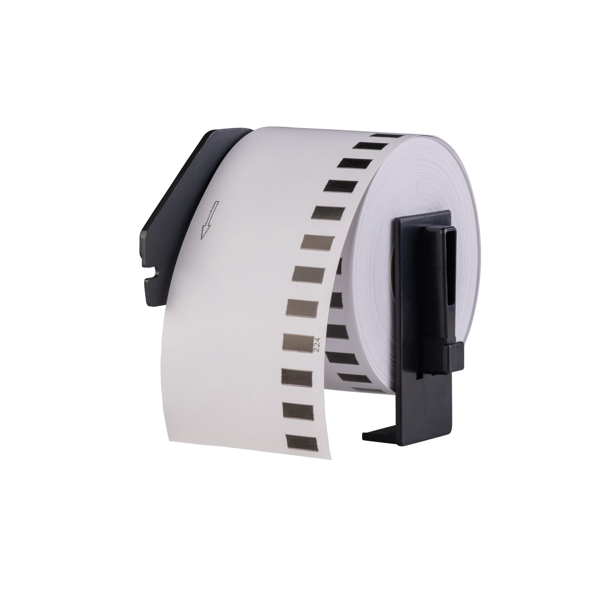 Etiquetas compatibles Brother DK-55224, 54 mm x 30,48 m, incl. soporte Brother, papel no adhesivo