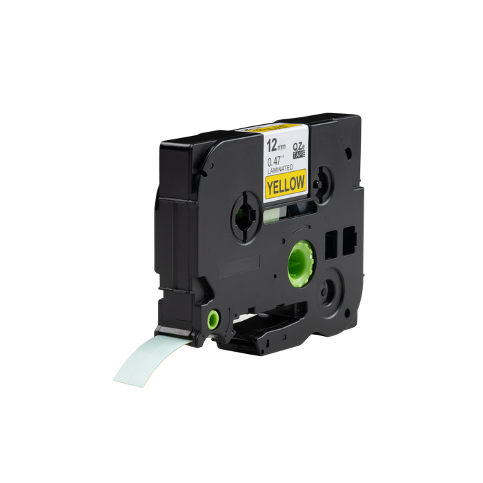Cinta Brother compatible TZe-631 negro sobre amarillo 12 mm x 8 m