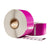 Etiquetas compatibles con Dymo 99010 rosa, 89 x 28 mm, 130 etiquetas, permanentes